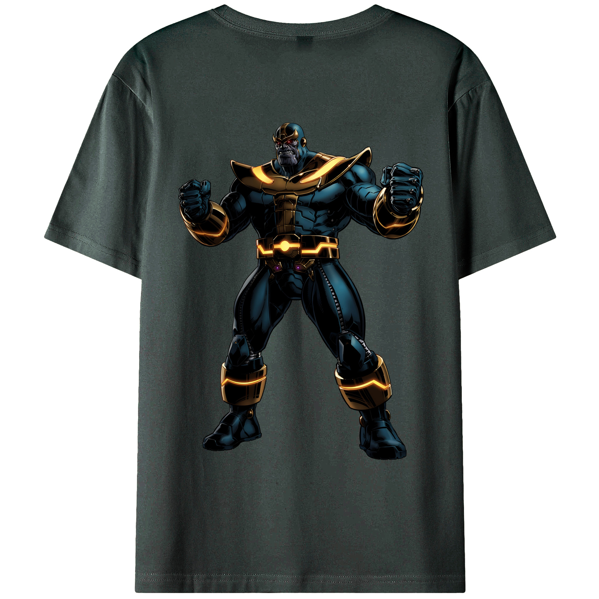 （画像用） アベンジャーズ The Avengers 綿100％ メンズ半袖Tシャツ（バックプリント） 通気性